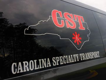 Carolina Specialty Transport logo on van